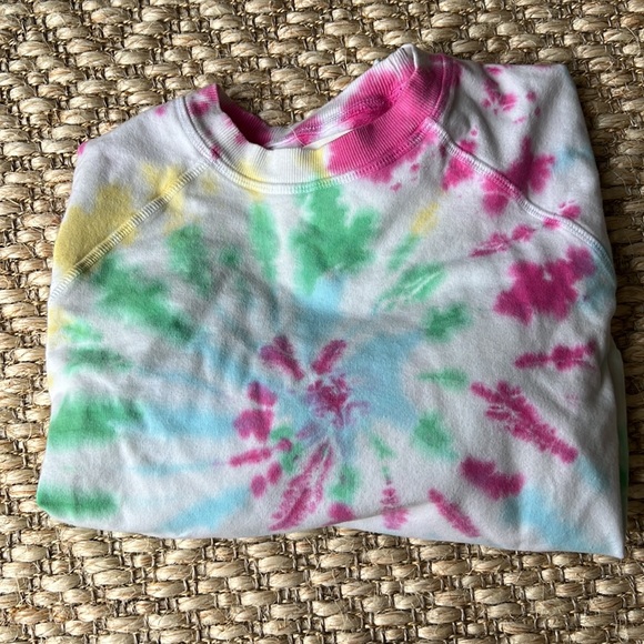 Electric & Rose, white tie dye sweatshirt, size small - Picture 4 of 5